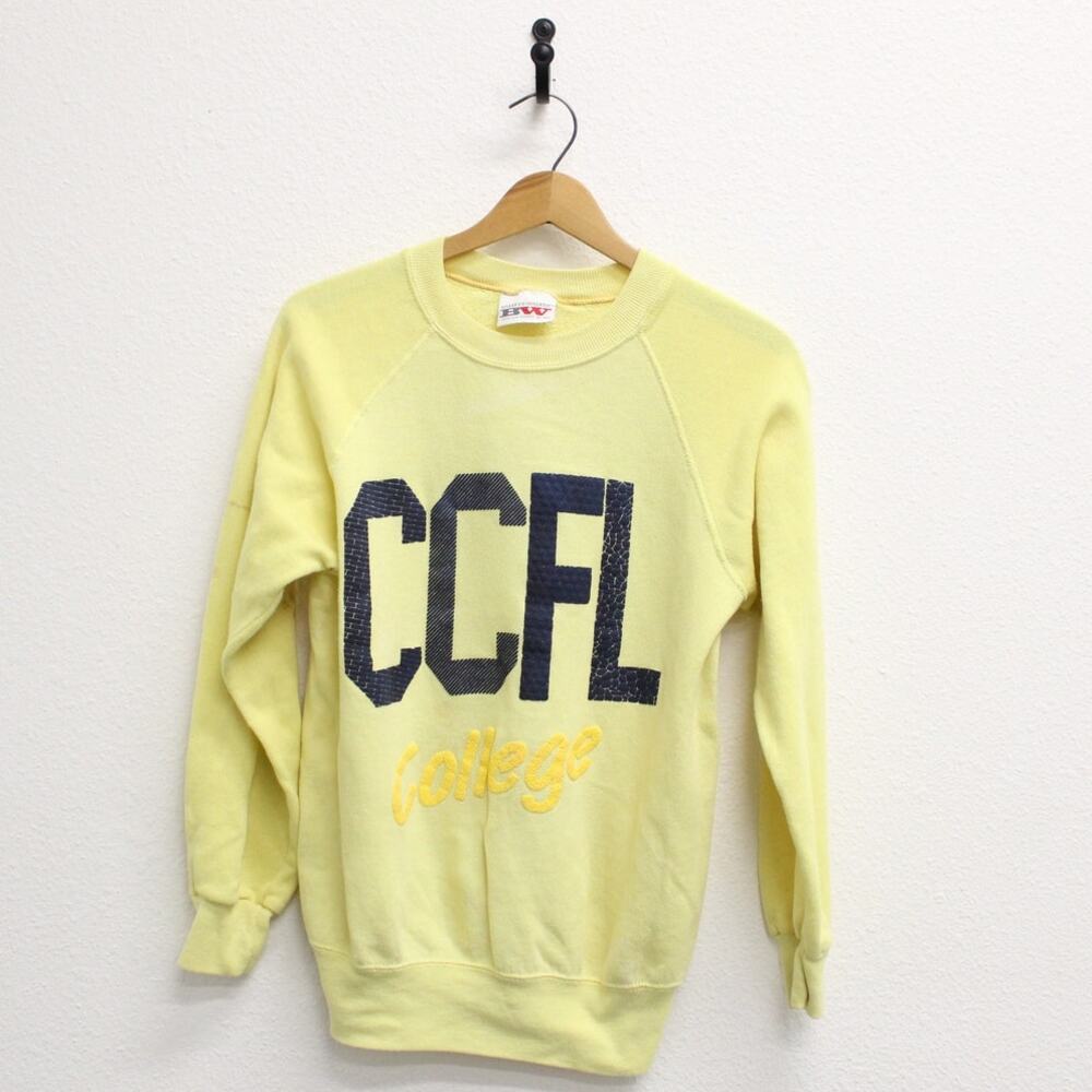 Vintage Finger Lakes Community College Ccfl Sweatshirt Medium